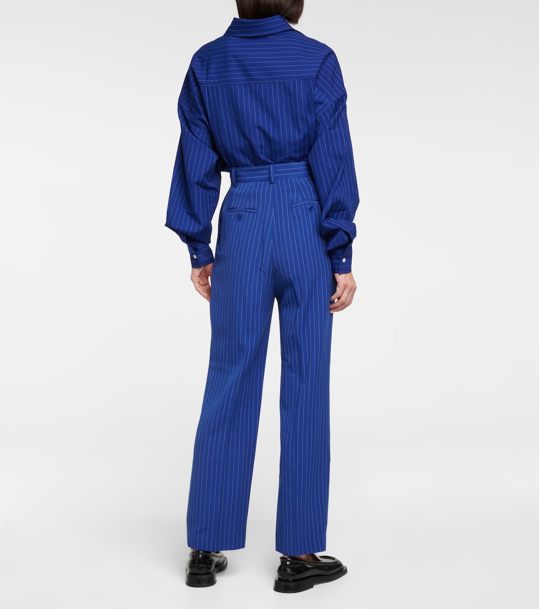 Pantaloni regular Bea a righe | The Frankie Shop