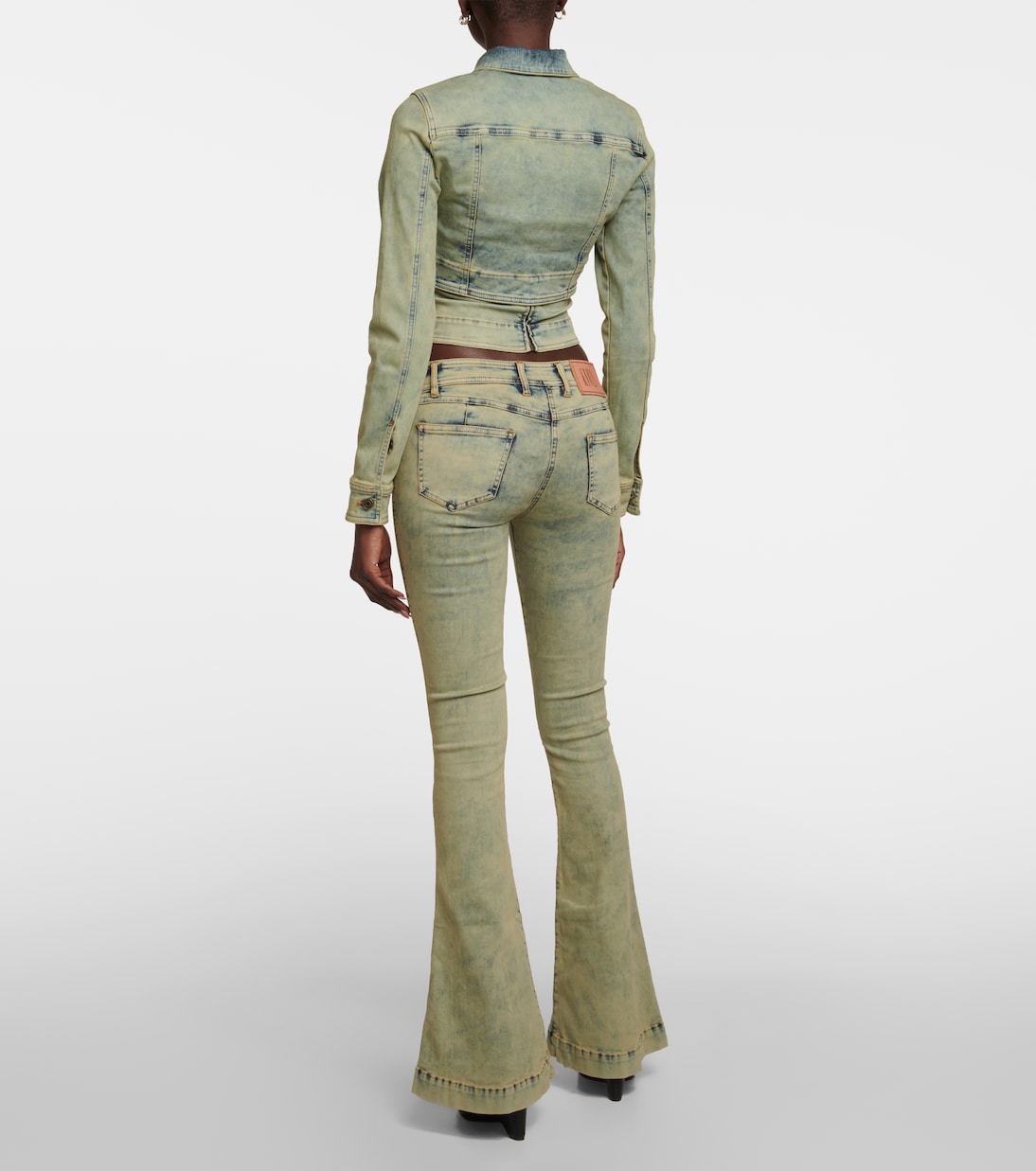 Veste raccourcie Claw en jean | KNWLS