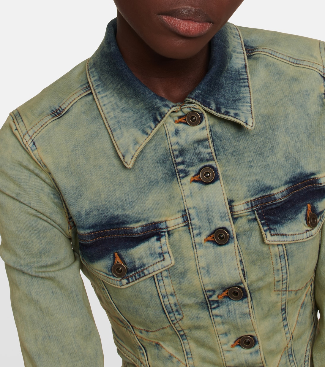 Veste raccourcie Claw en jean | KNWLS