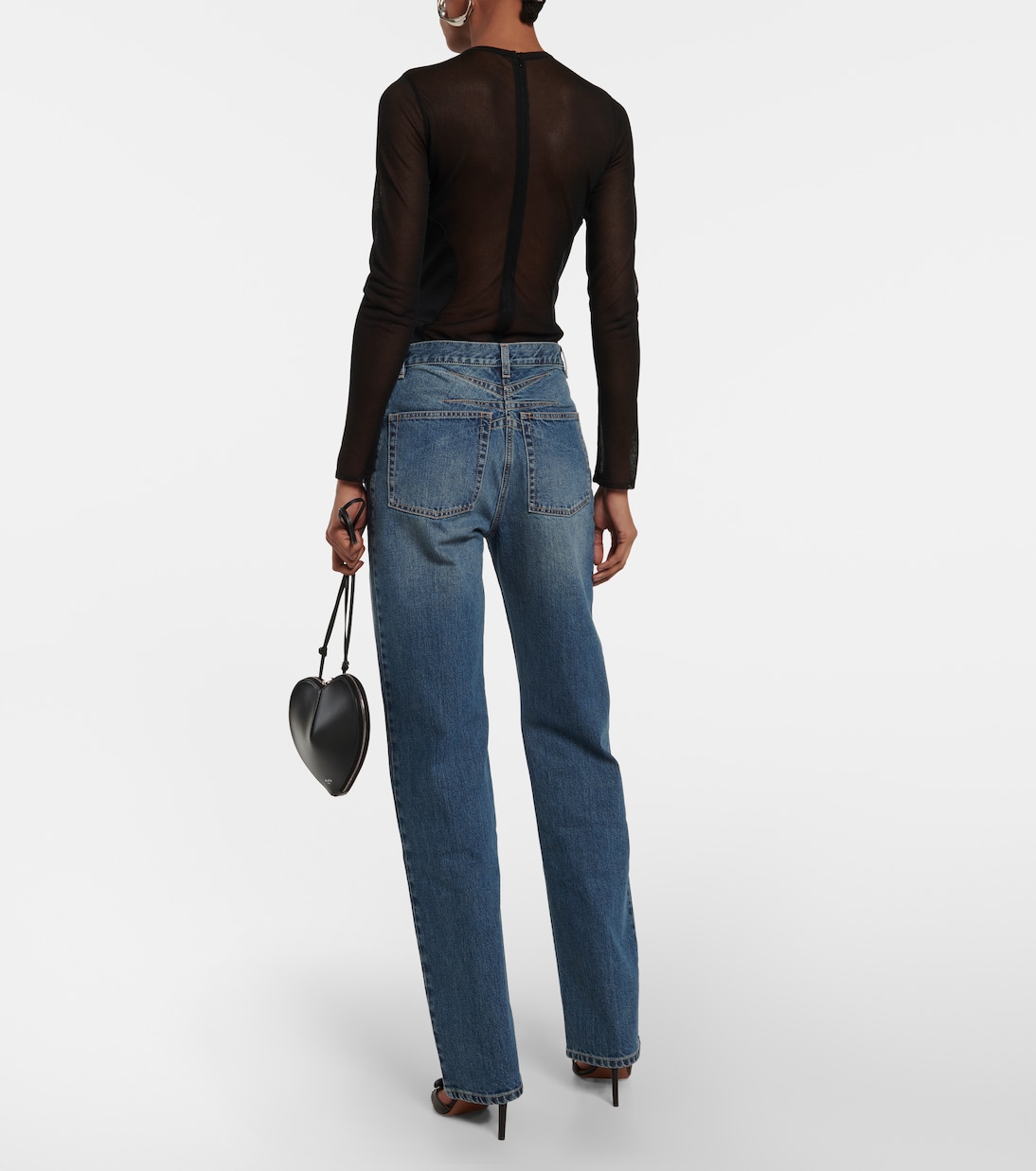 Jean droit Lover à taille basse | Alaïa
