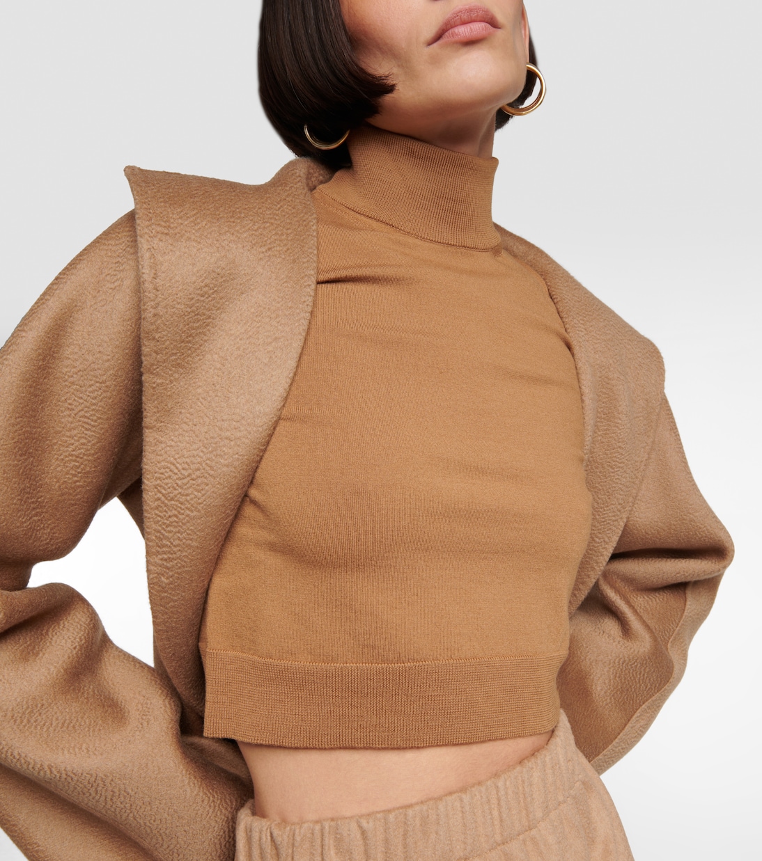 Pullover cropped Balbo in misto lana | Max Mara