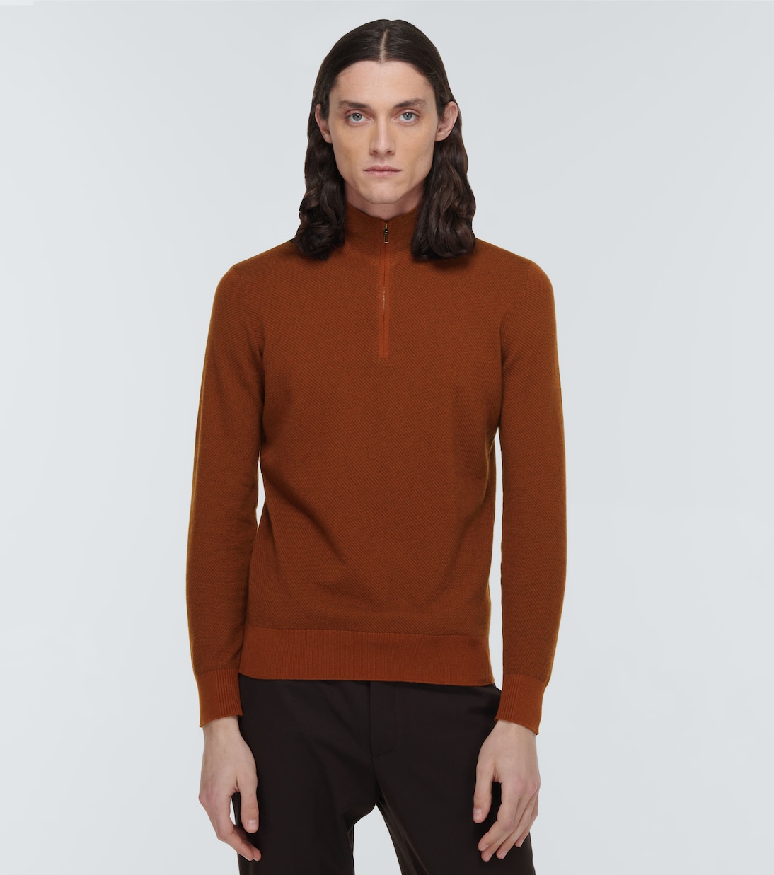 Roadster cashmere half-zip sweater | Loro Piana