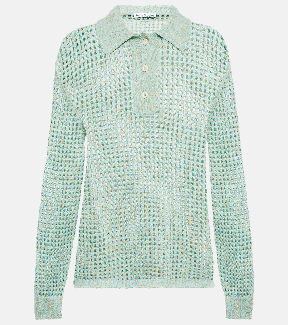 Open-knit cotton-blend sweater | Acne Studios