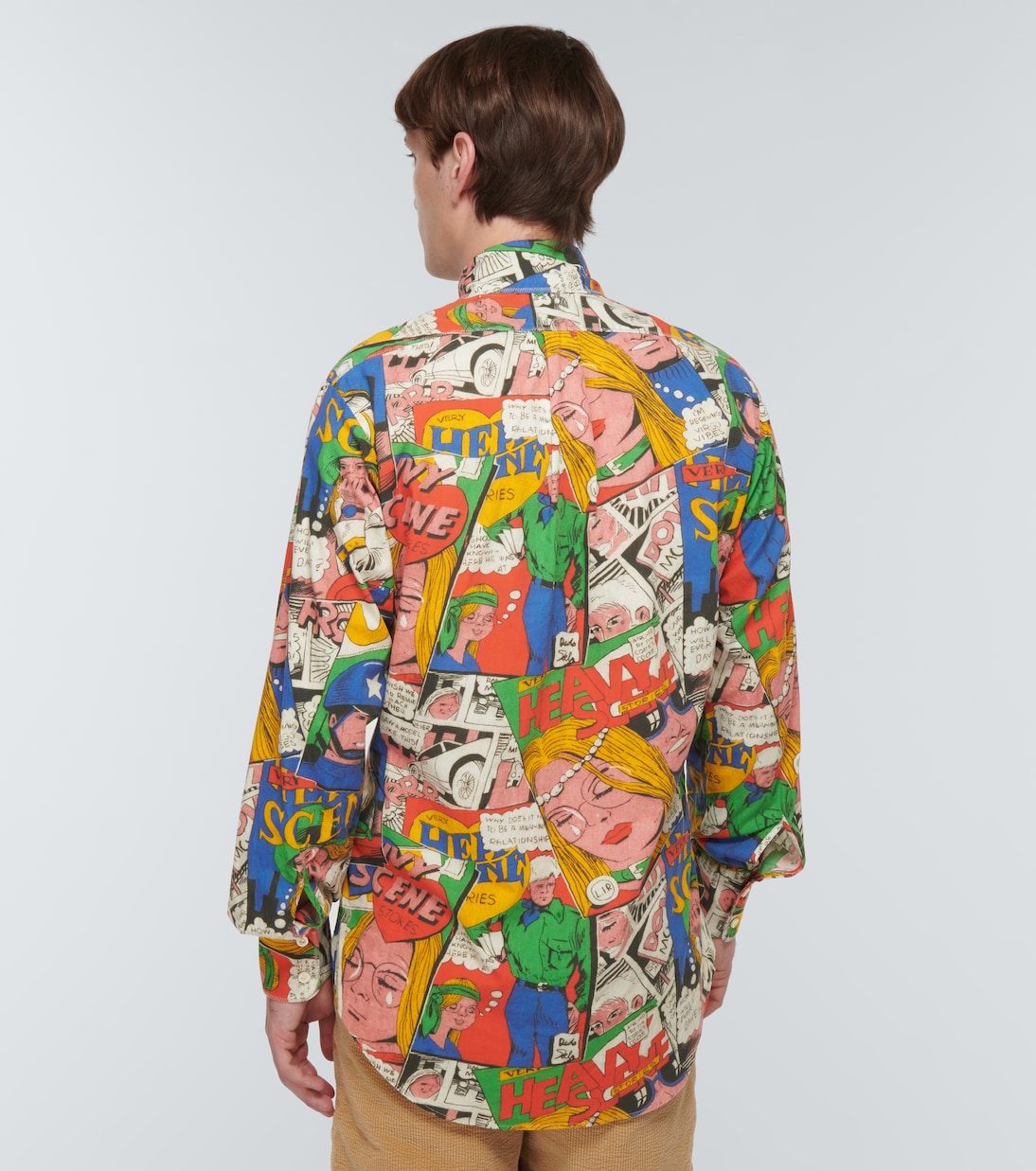 Camicia in cotone con stampa | ERL