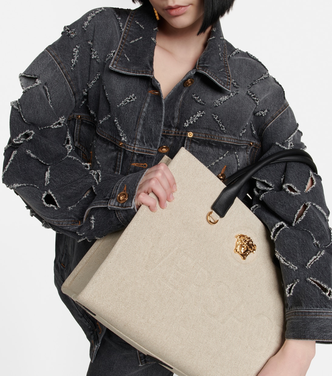 La Medusa canvas tote bag | Versace