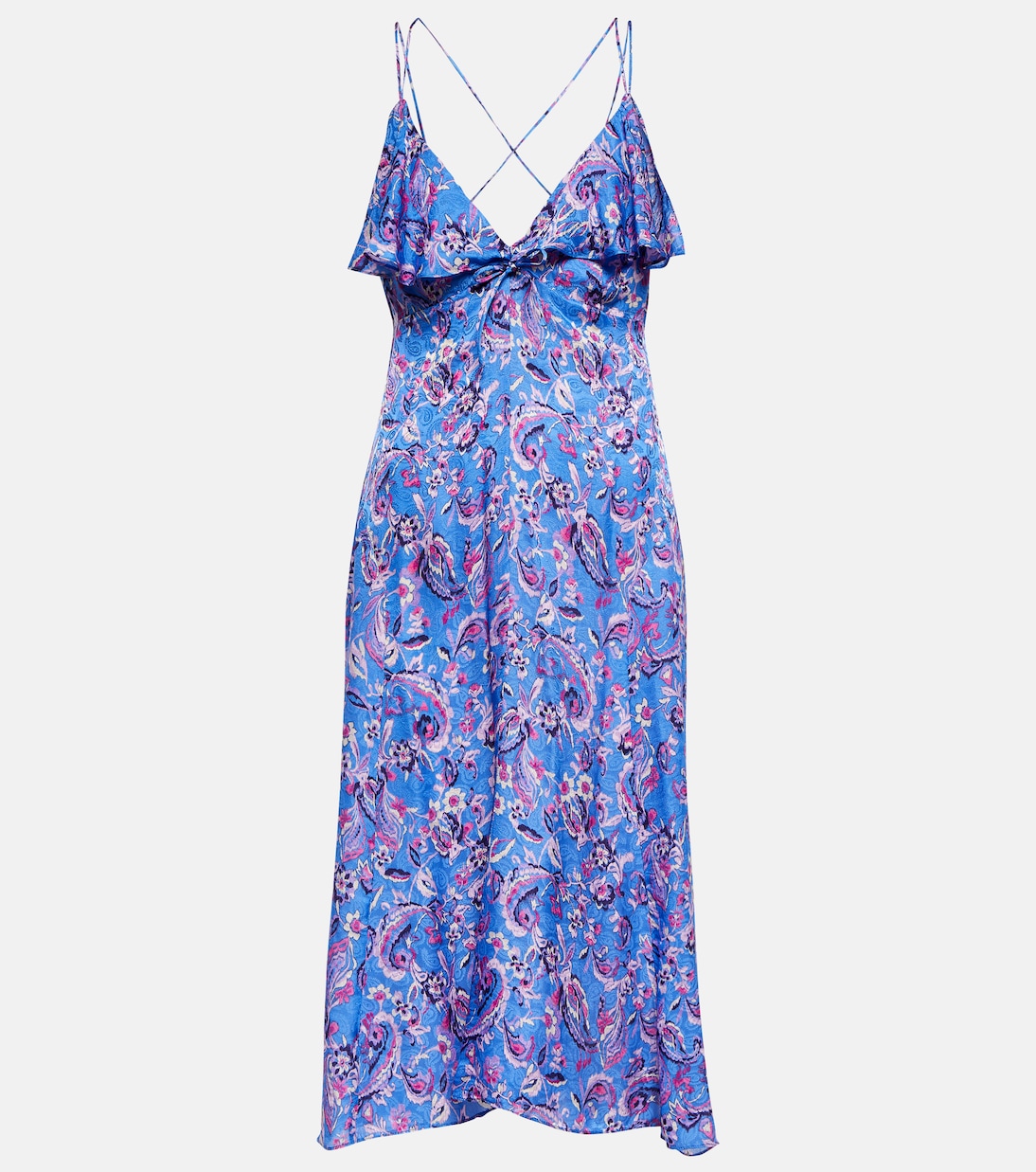 Paysa printed silk-blend midi dress | Isabel Marant