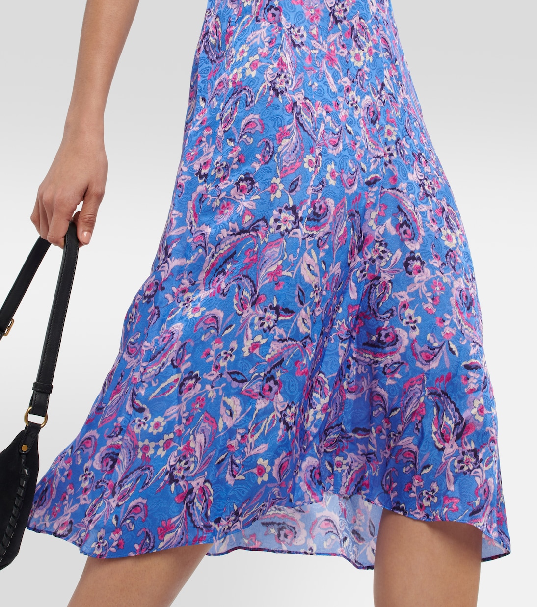Paysa printed silk-blend midi dress | Isabel Marant