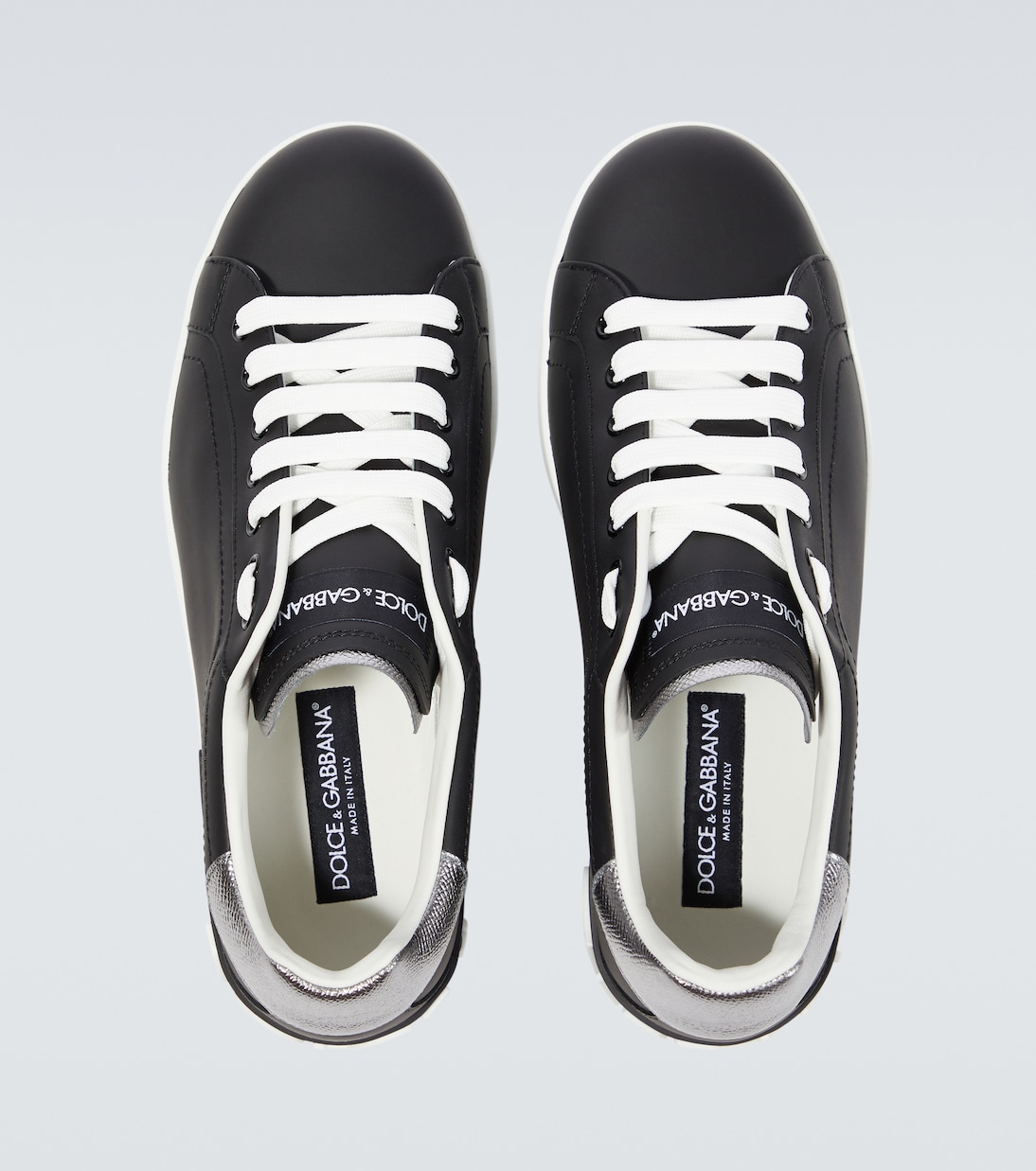 Baskets Portofino en cuir | Dolce&Gabbana