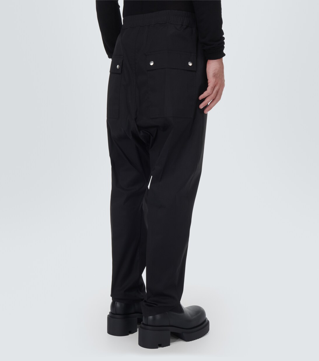 Geth Bela cotton-blend twill pants in black - Rick Owens | Mytheresa
