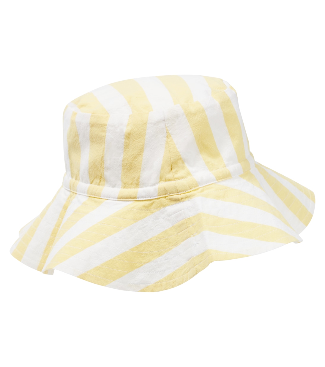 Cappello in cotone a righe con ricamo | Vilebrequin Kids