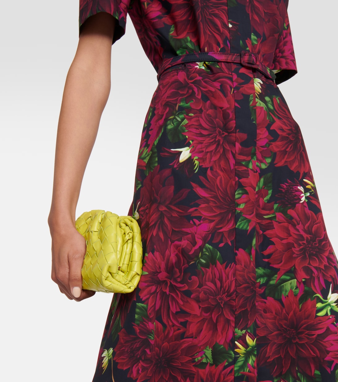 Midikleid aus Popeline | Oscar de la Renta