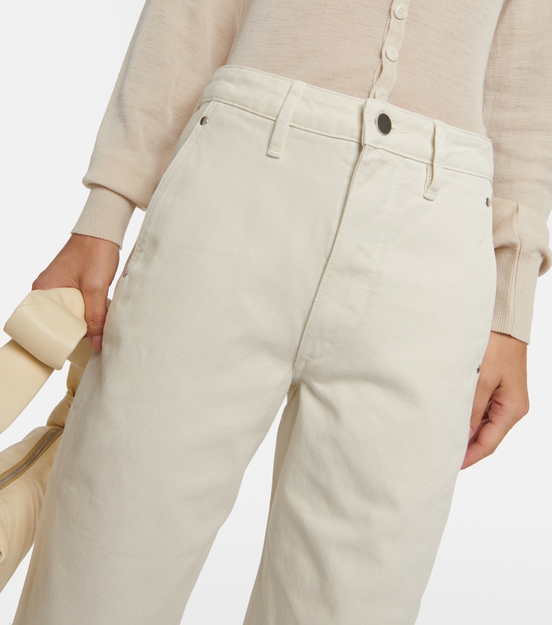 Jeans rectos de tiro alto | Lemaire