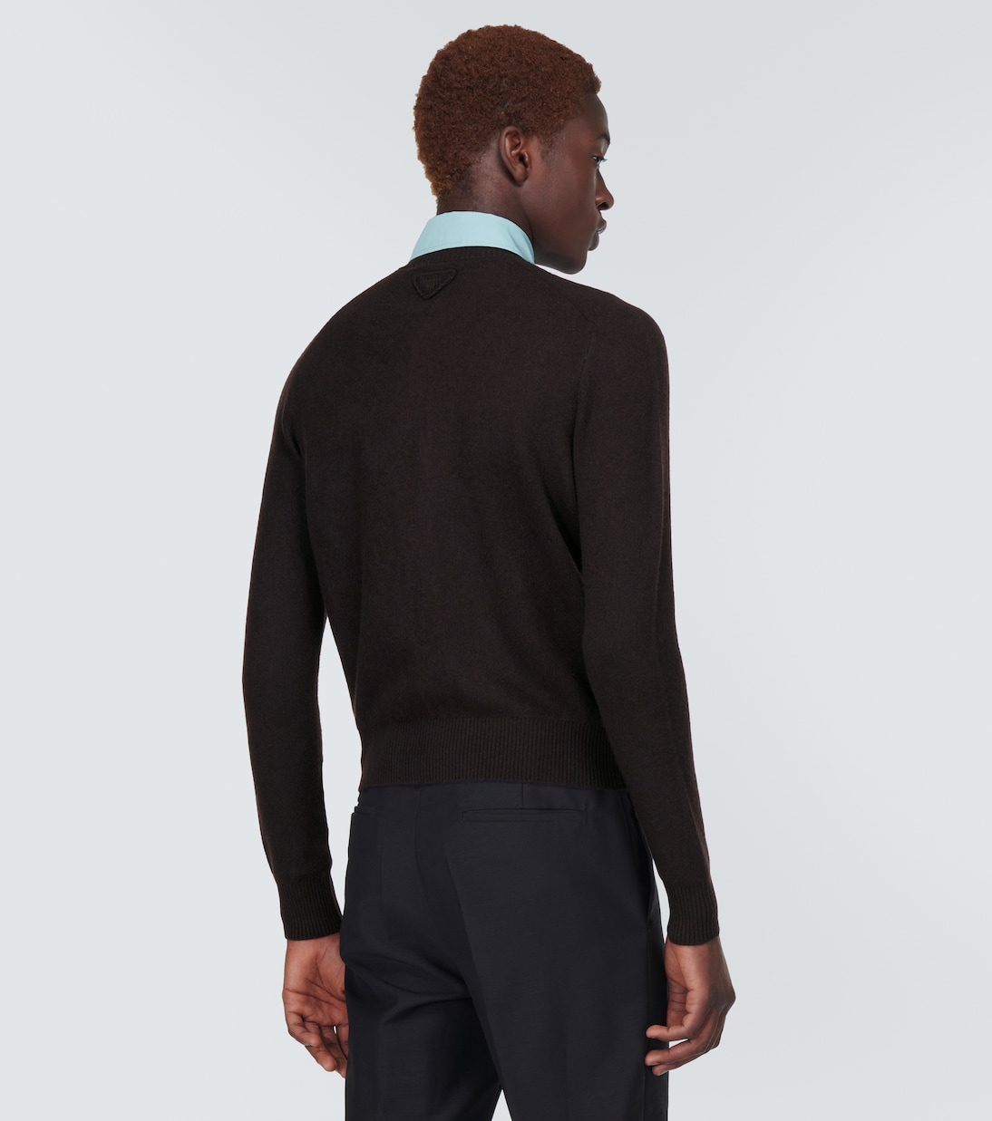 Cardigan in misto cashmere  | Prada