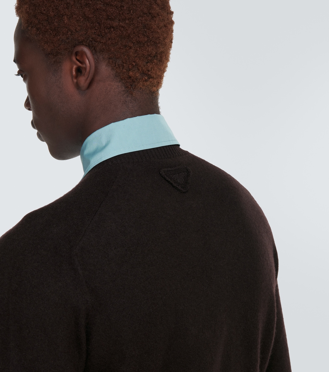 Cardigan in misto cashmere  | Prada