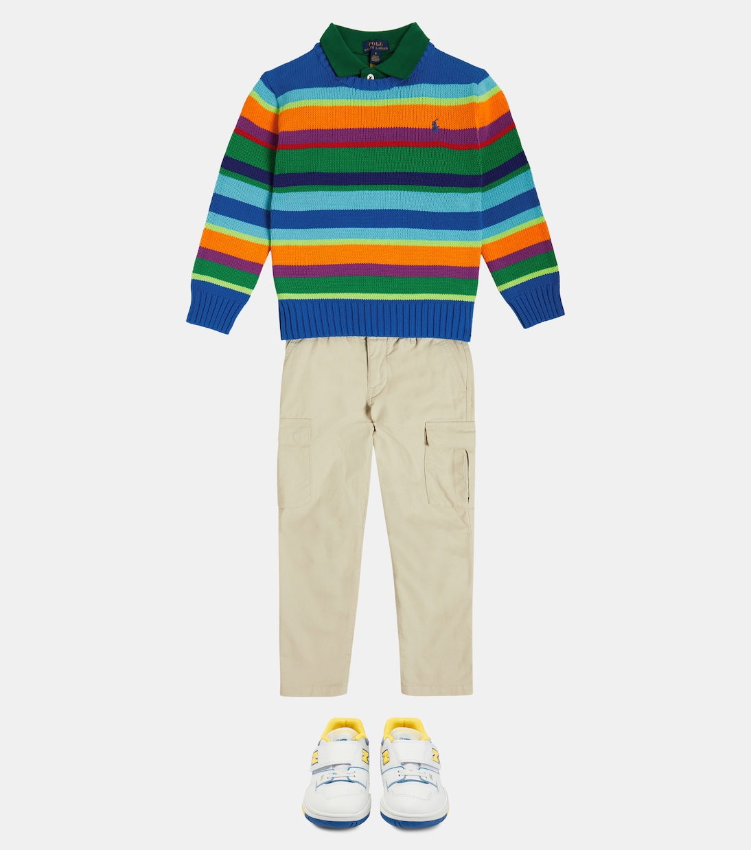 Pull rayé en coton | Polo Ralph Lauren Kids