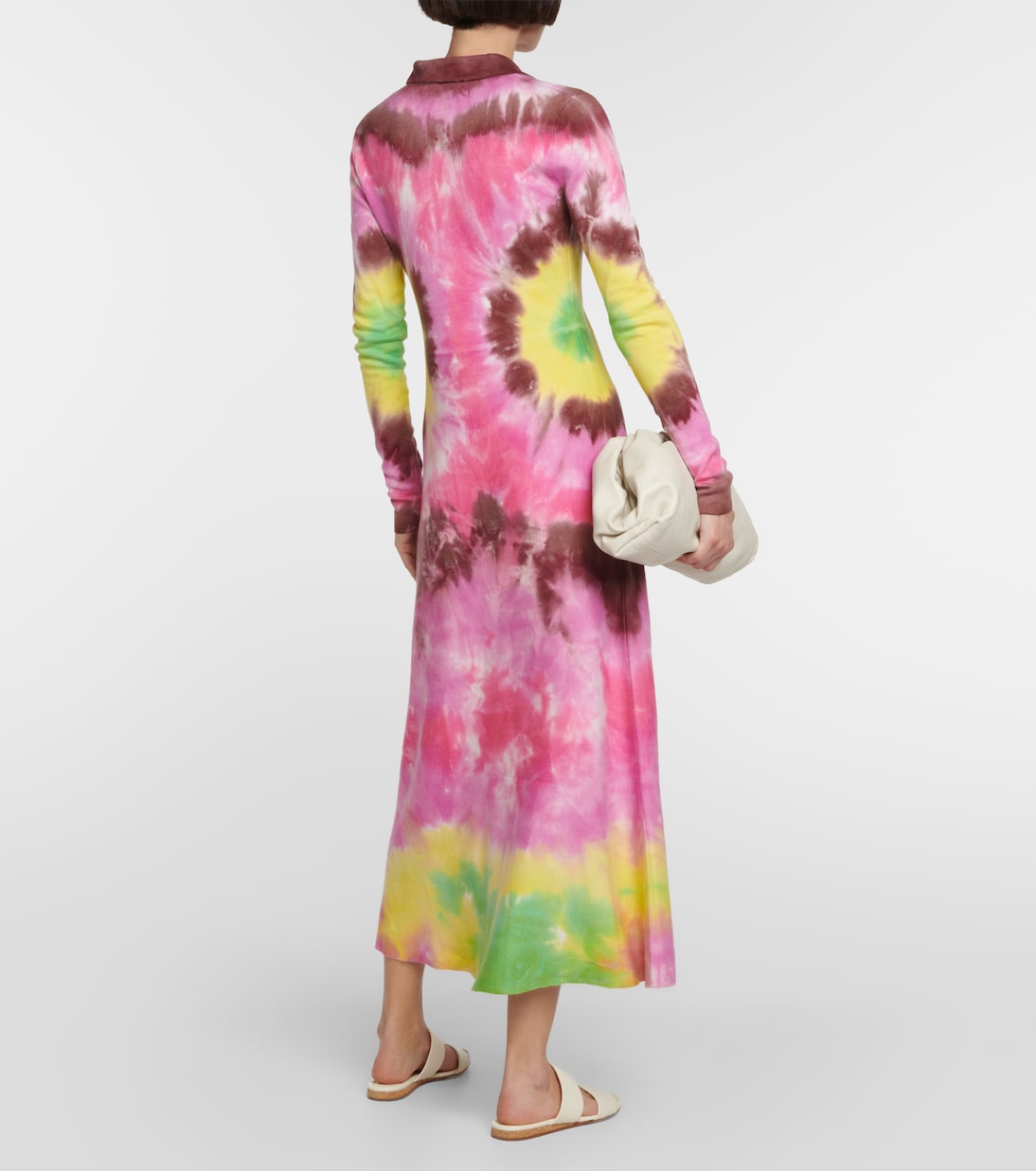 Abito midi tie-dye in cashmere e seta | Gabriela Hearst