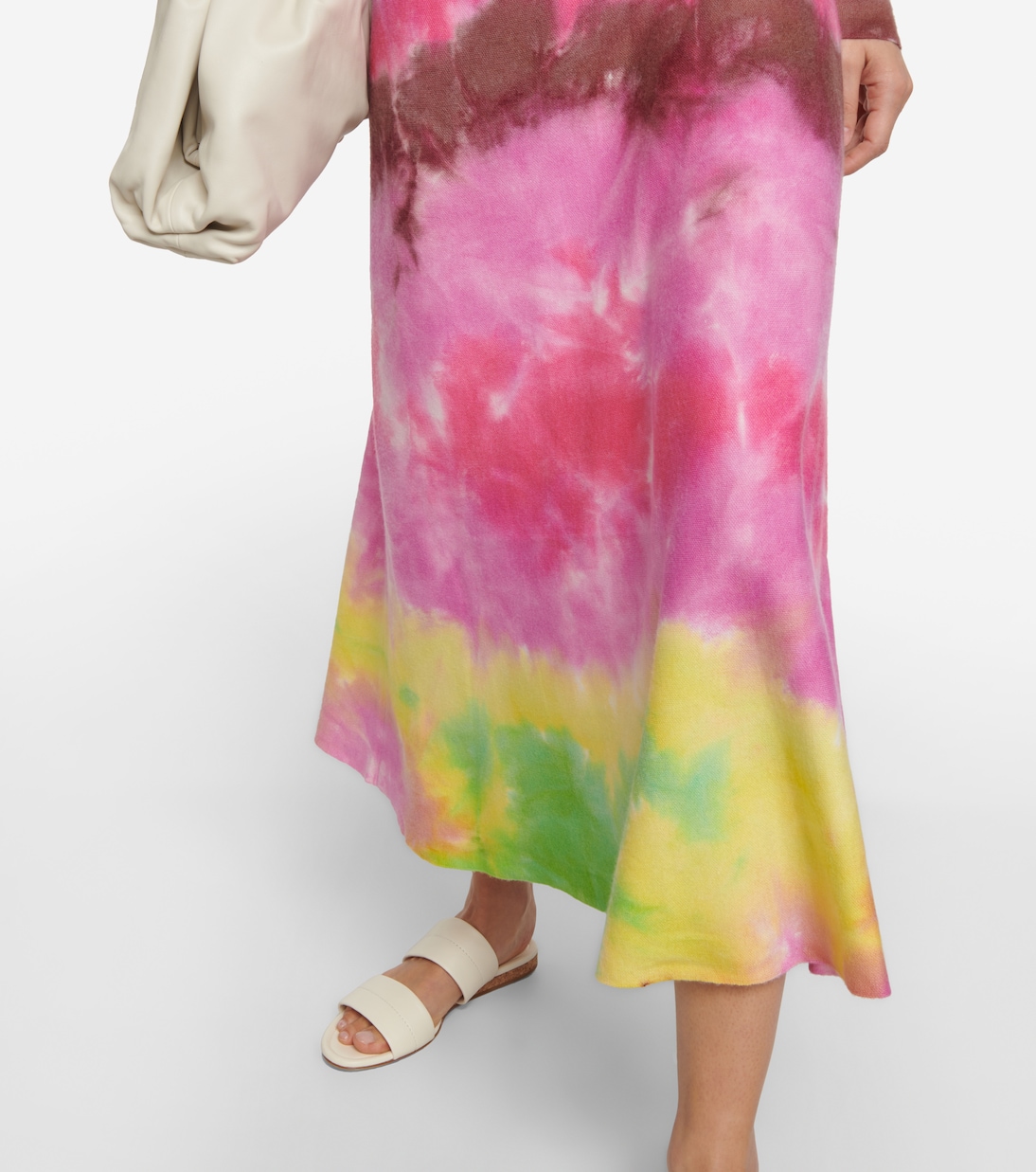 Abito midi tie-dye in cashmere e seta | Gabriela Hearst