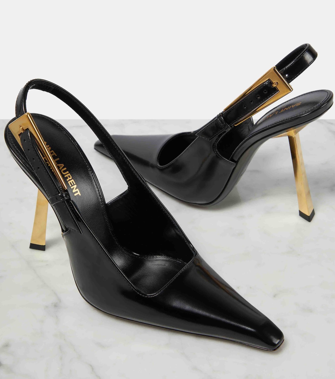 Loo Pump - 130 mm Pumps - Patent leather - Black - Women