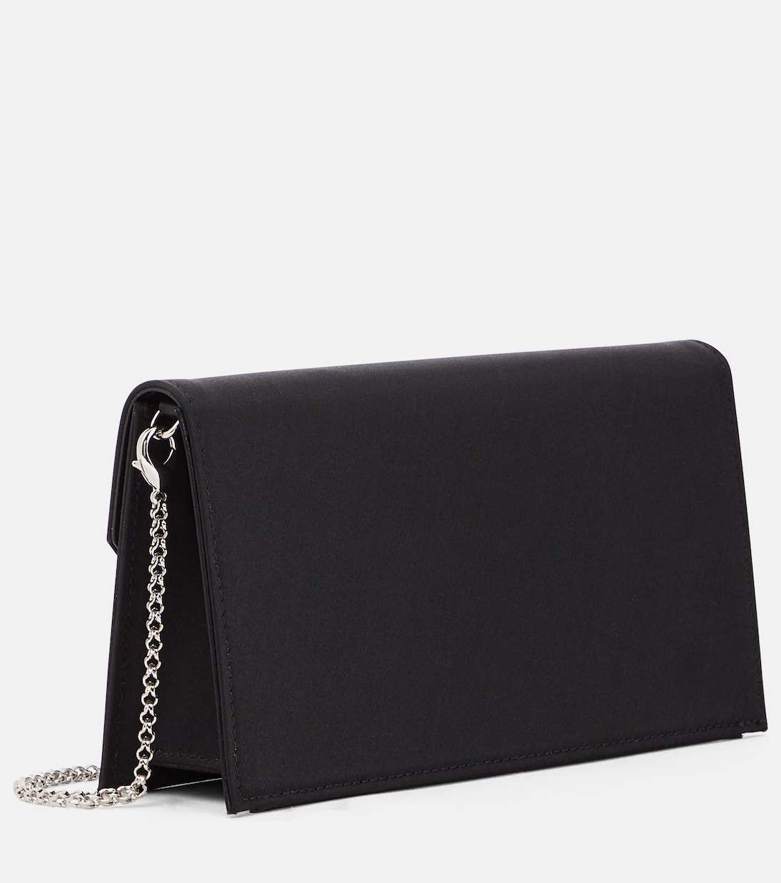 Clutch Loubi54 Small in seta e pelle | Christian Louboutin