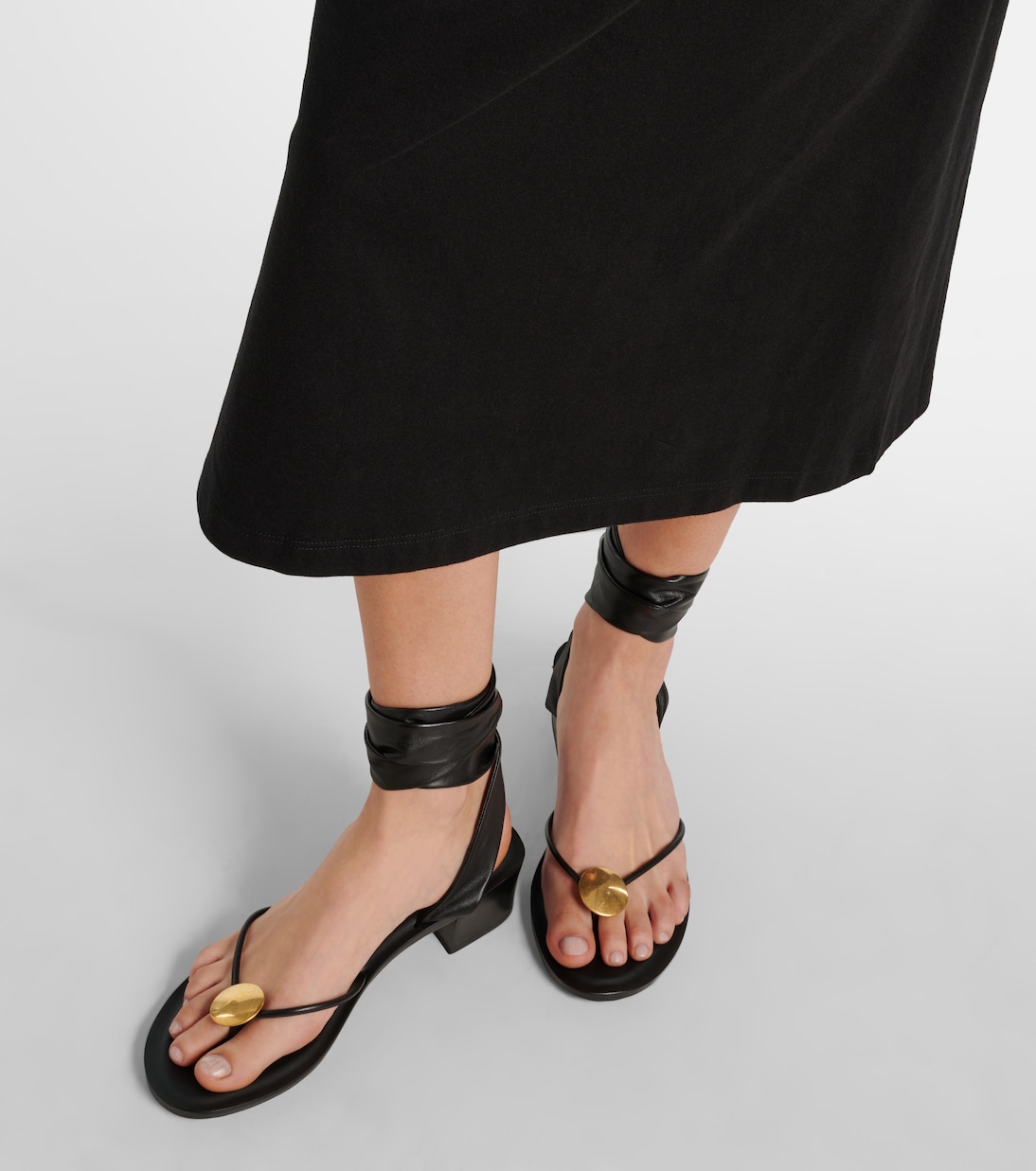 Sandalen Cord aus Leder | The Row