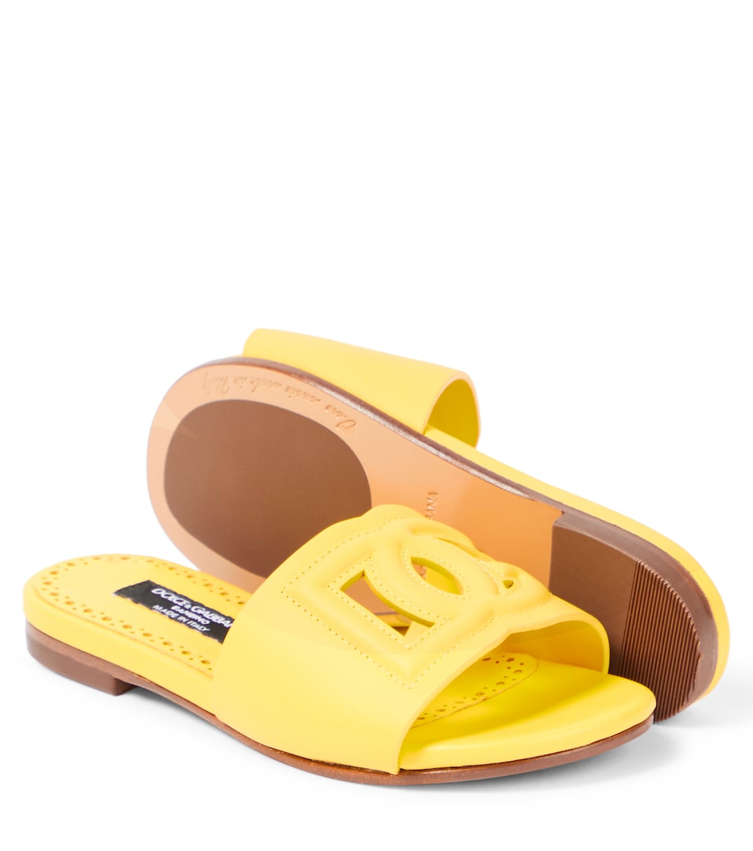 Mules DG en cuir | Dolce&Gabbana Kids