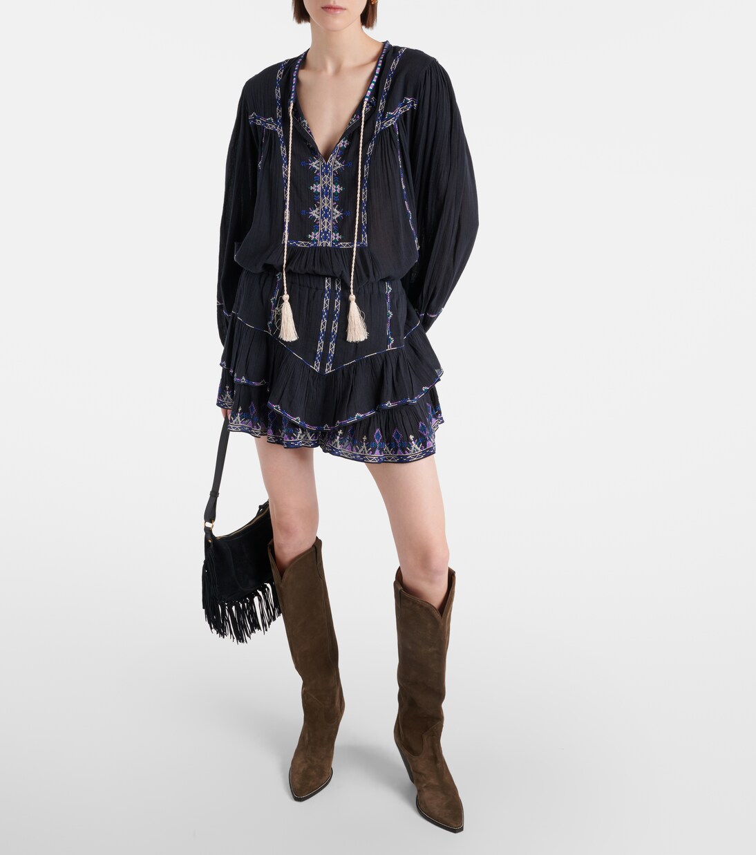Shorts Jocadia de algodón bordados | Marant Etoile