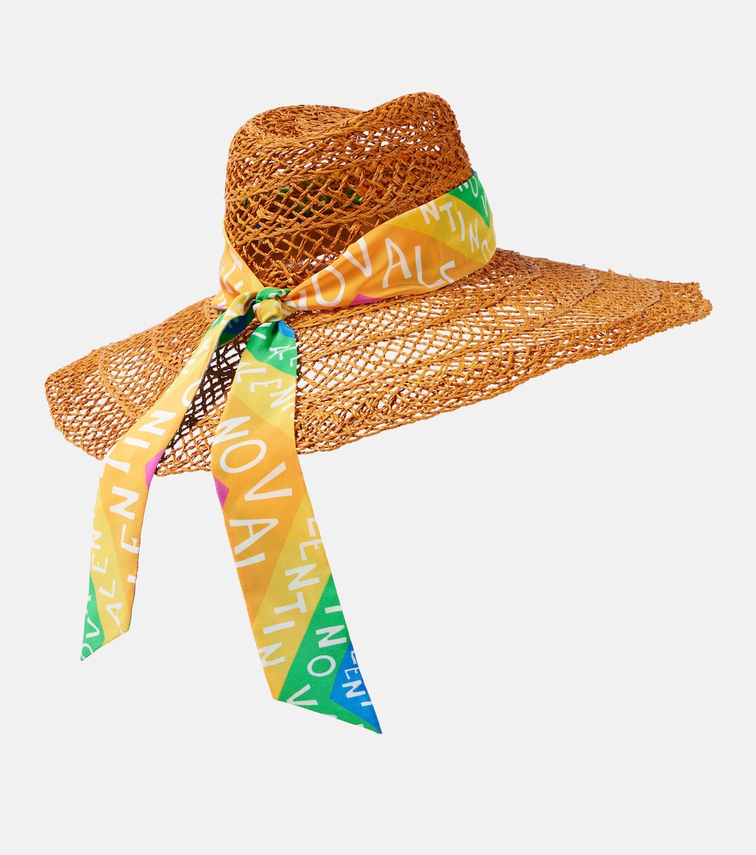 Sombrero Valentino Chevron 24 de paja | Valentino