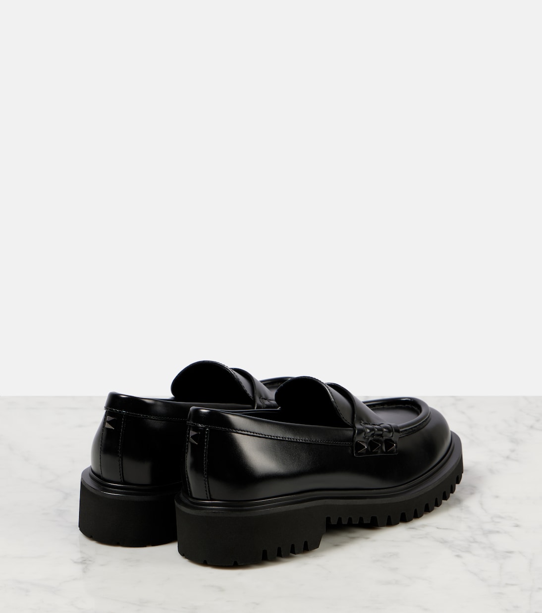 Mocassins Rockstud en cuir | Valentino Garavani