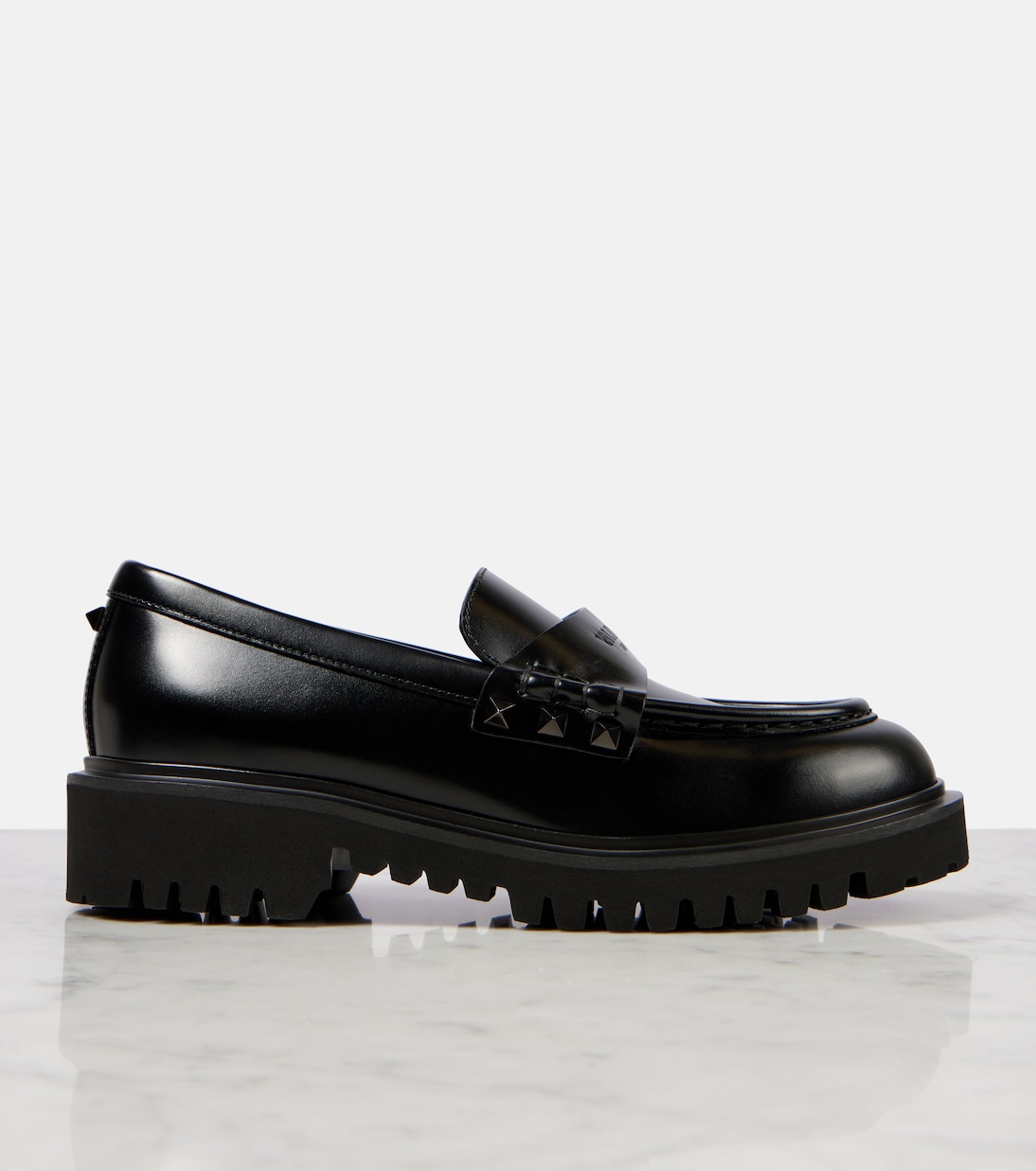 Mocassins Rockstud en cuir | Valentino Garavani