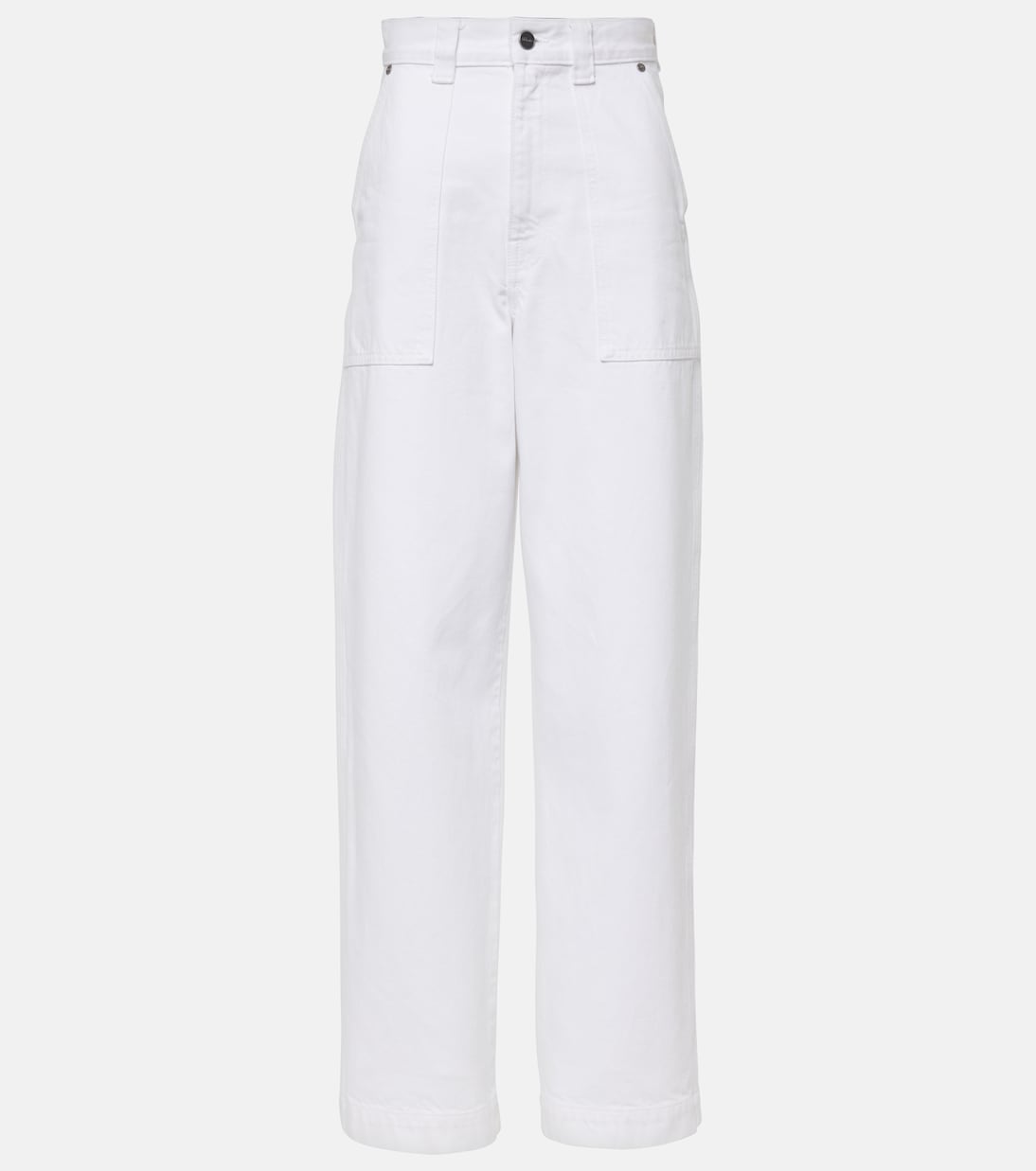 Jeans a gamba larga Hewitt a vita alta | Khaite