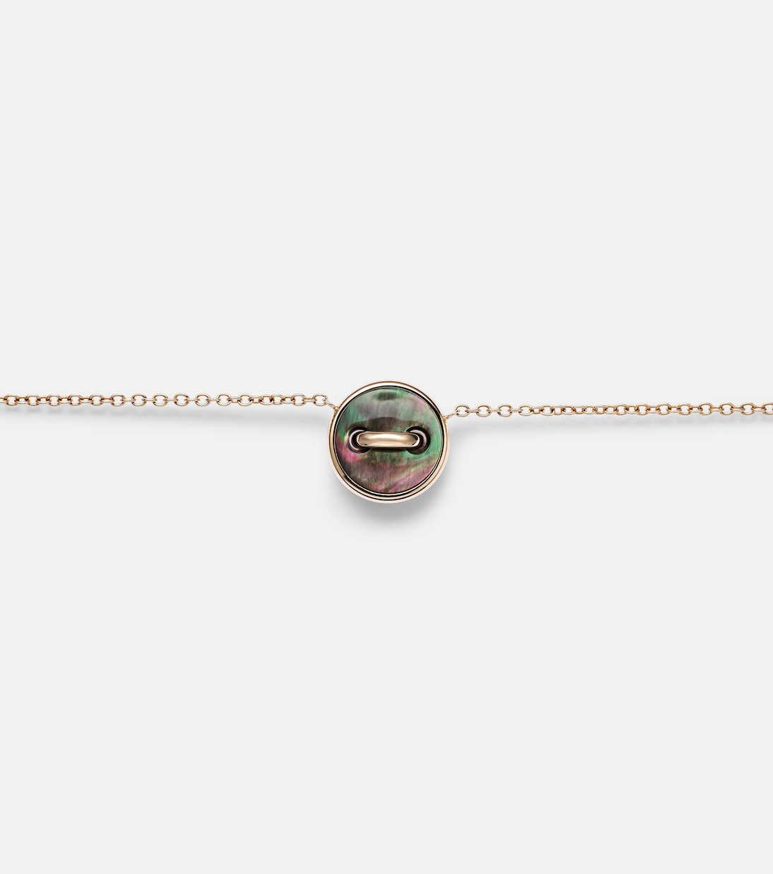 Collana Pom Pom Dot in oro rosa 18kt con diamanti e madreperla | Pomellato