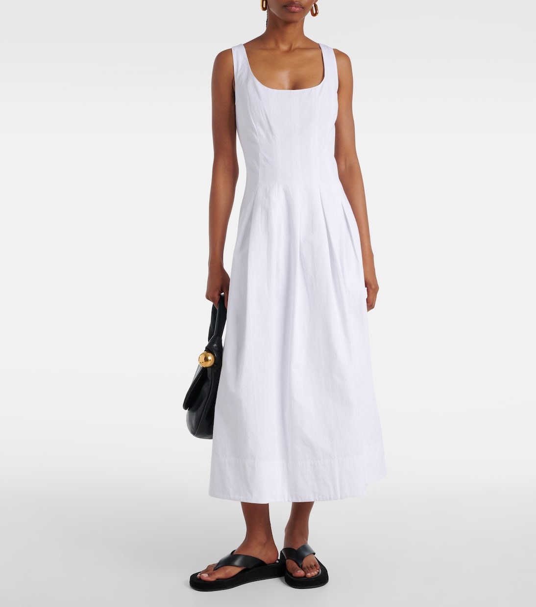 White Label Shelby cotton midi dress | Proenza Schouler