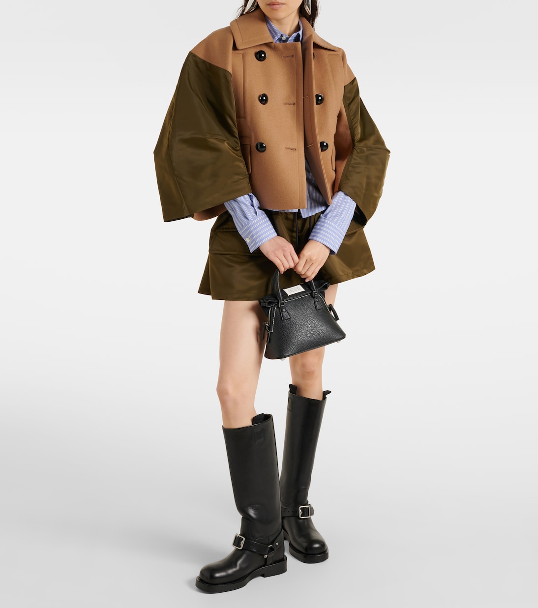 Wool and twill jacket | Sacai