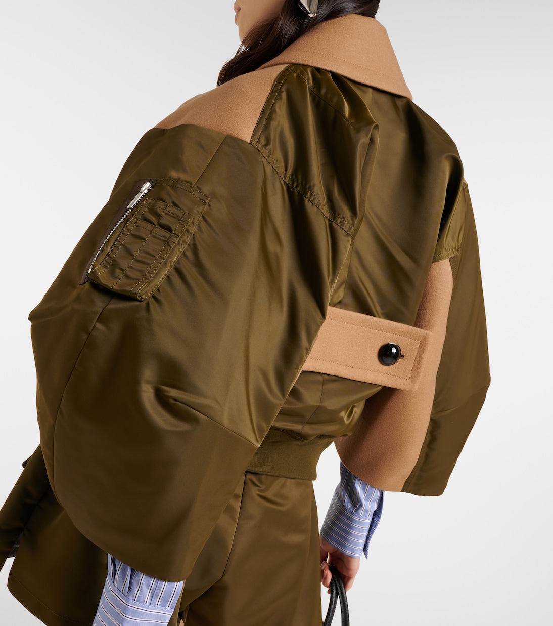 Wool and twill jacket | Sacai