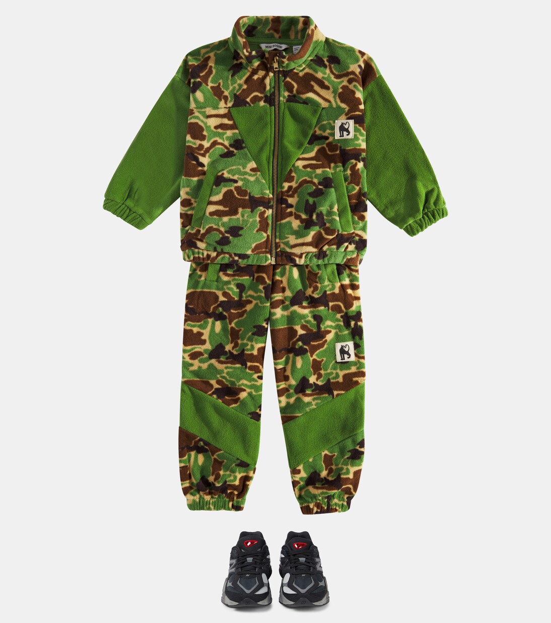Camouflage fleece sweatpants | Mini Rodini