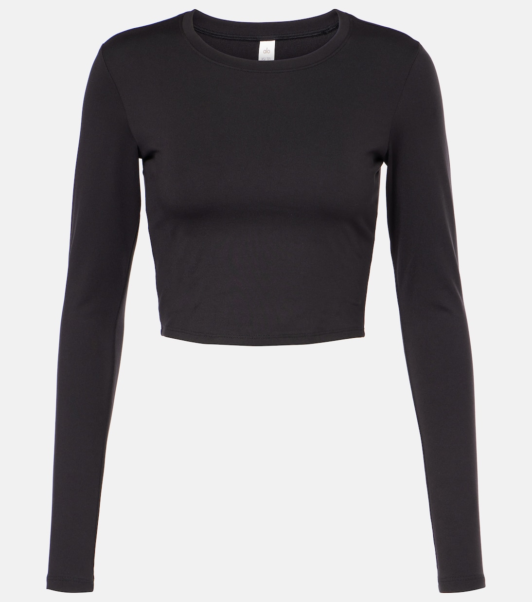 Alosoft cropped jersey T-shirt | Alo Yoga