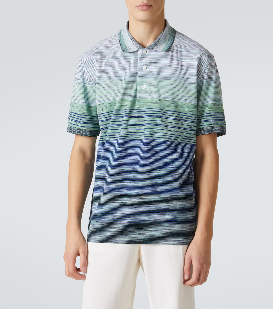 Polo in cotone a righe | Missoni