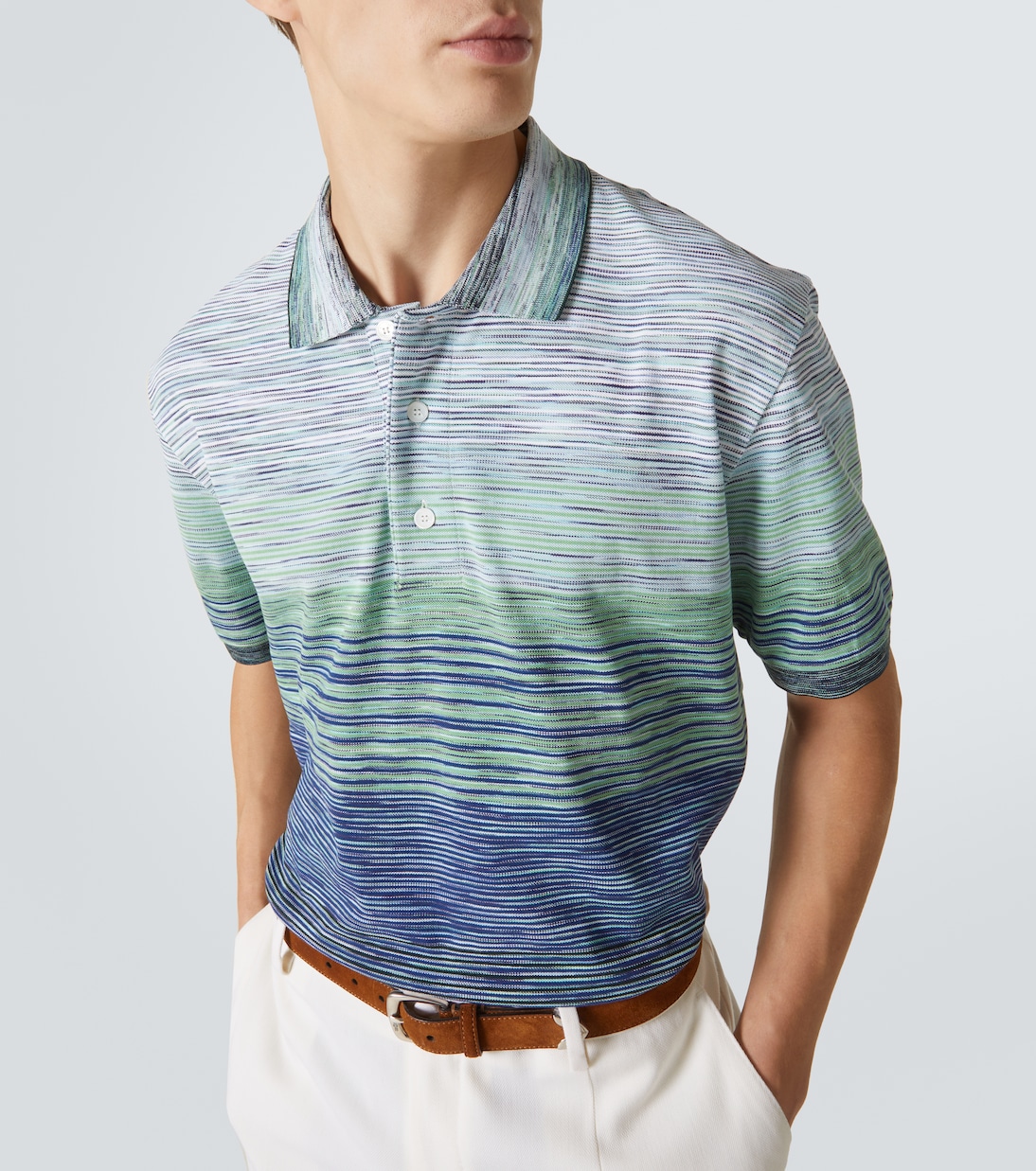 Polo in cotone a righe | Missoni