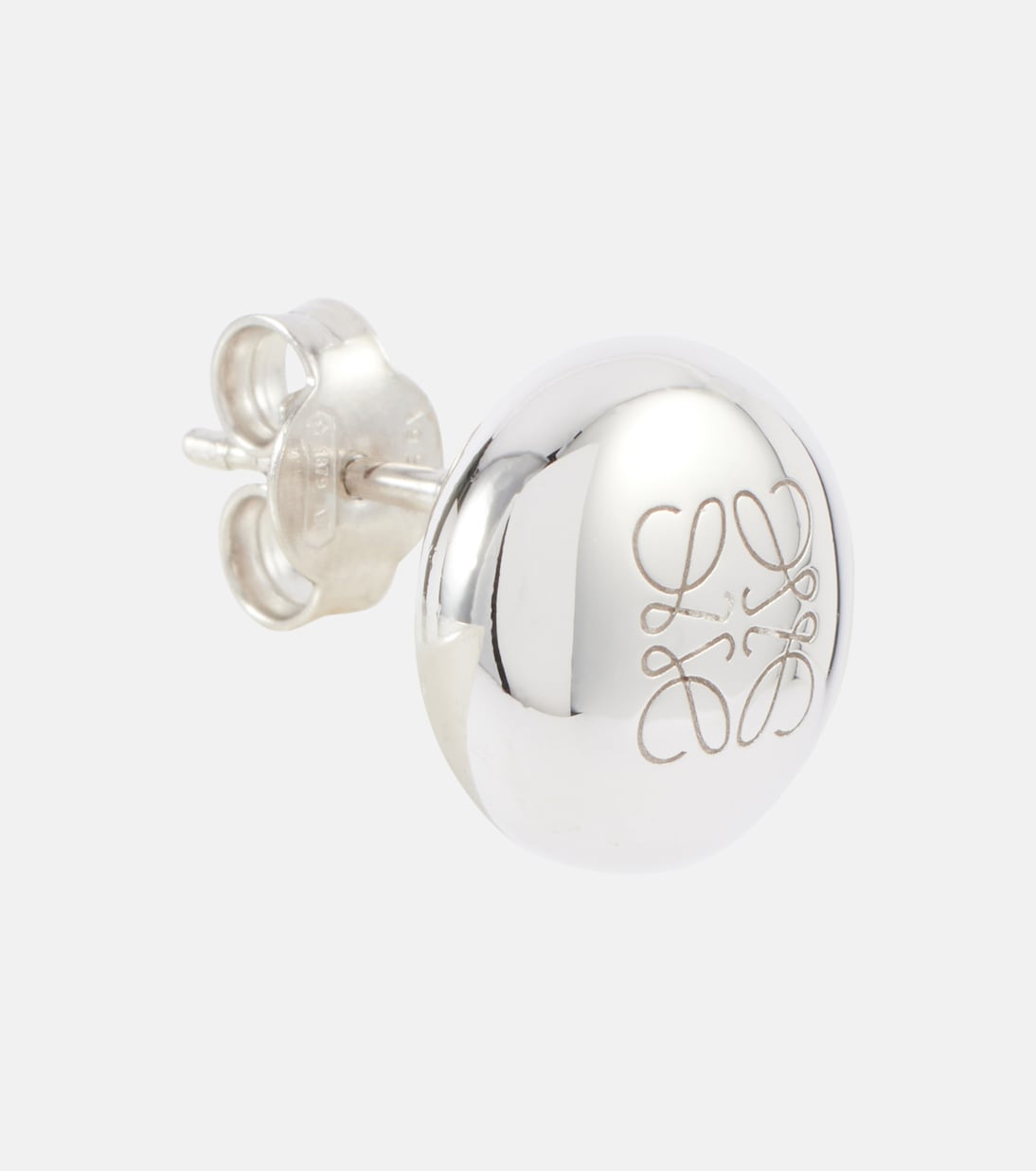 Orecchini Anagram Pebble in argento sterling  | Loewe