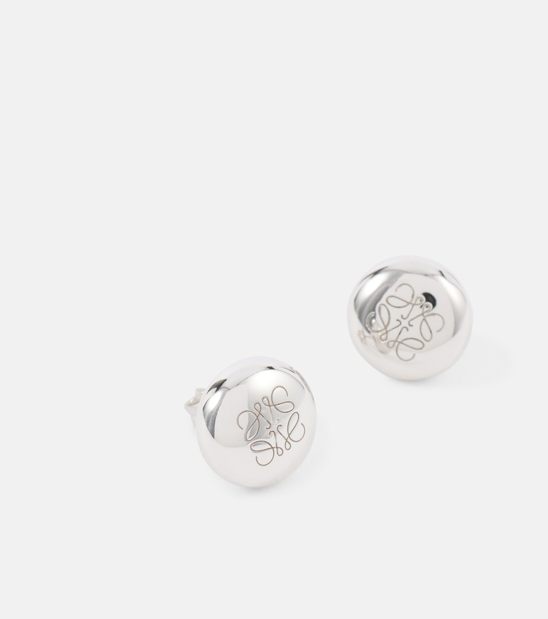 Orecchini Anagram Pebble in argento sterling  | Loewe