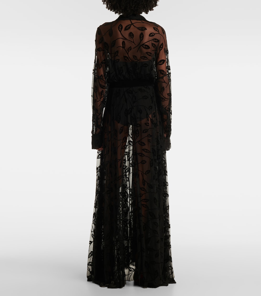 Maxikleid aus Mesh | Norma Kamali