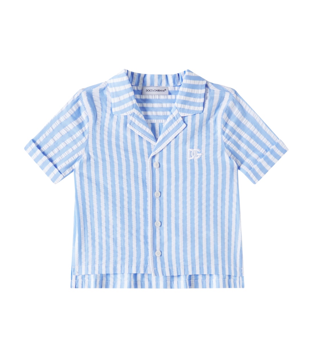 Baby - Camicia in cotone a righe | Dolce&Gabbana Kids