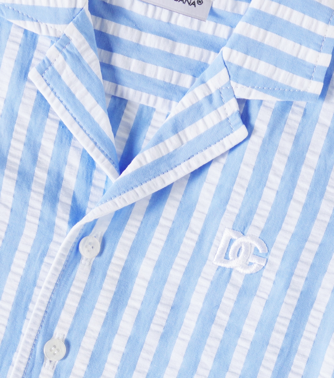 Baby - Camicia in cotone a righe | Dolce&Gabbana Kids