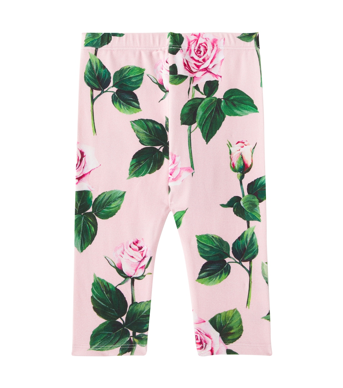 Bébé – Legging en coton mélangé à fleurs | Dolce&Gabbana Kids