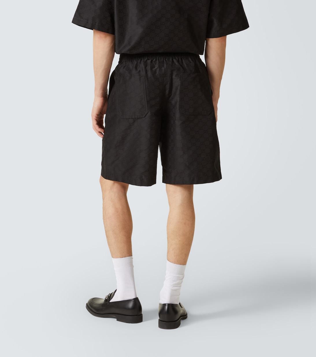 Shorts GG aus Baumwolle und Seide | Gucci