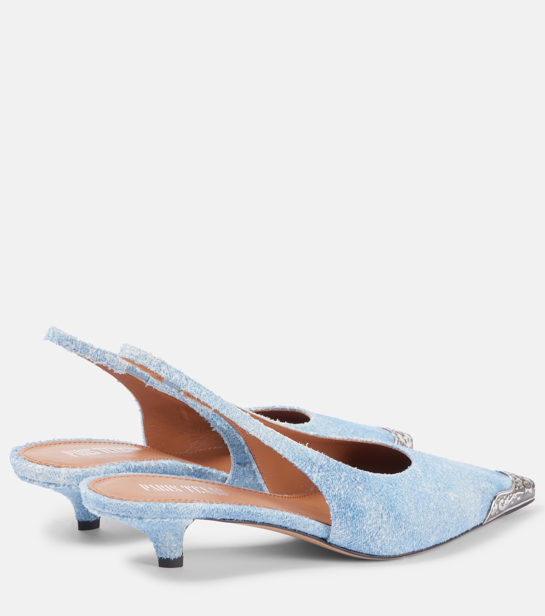 Escarpins slingback Jessica Western 35 en daim | Paris Texas