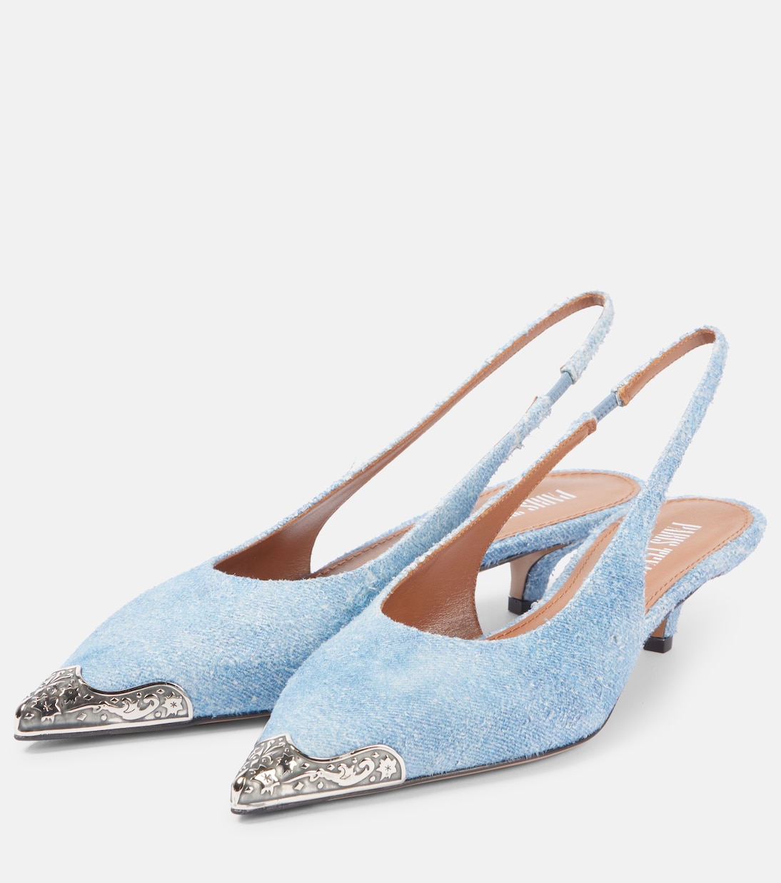 Escarpins slingback Jessica Western 35 en daim | Paris Texas