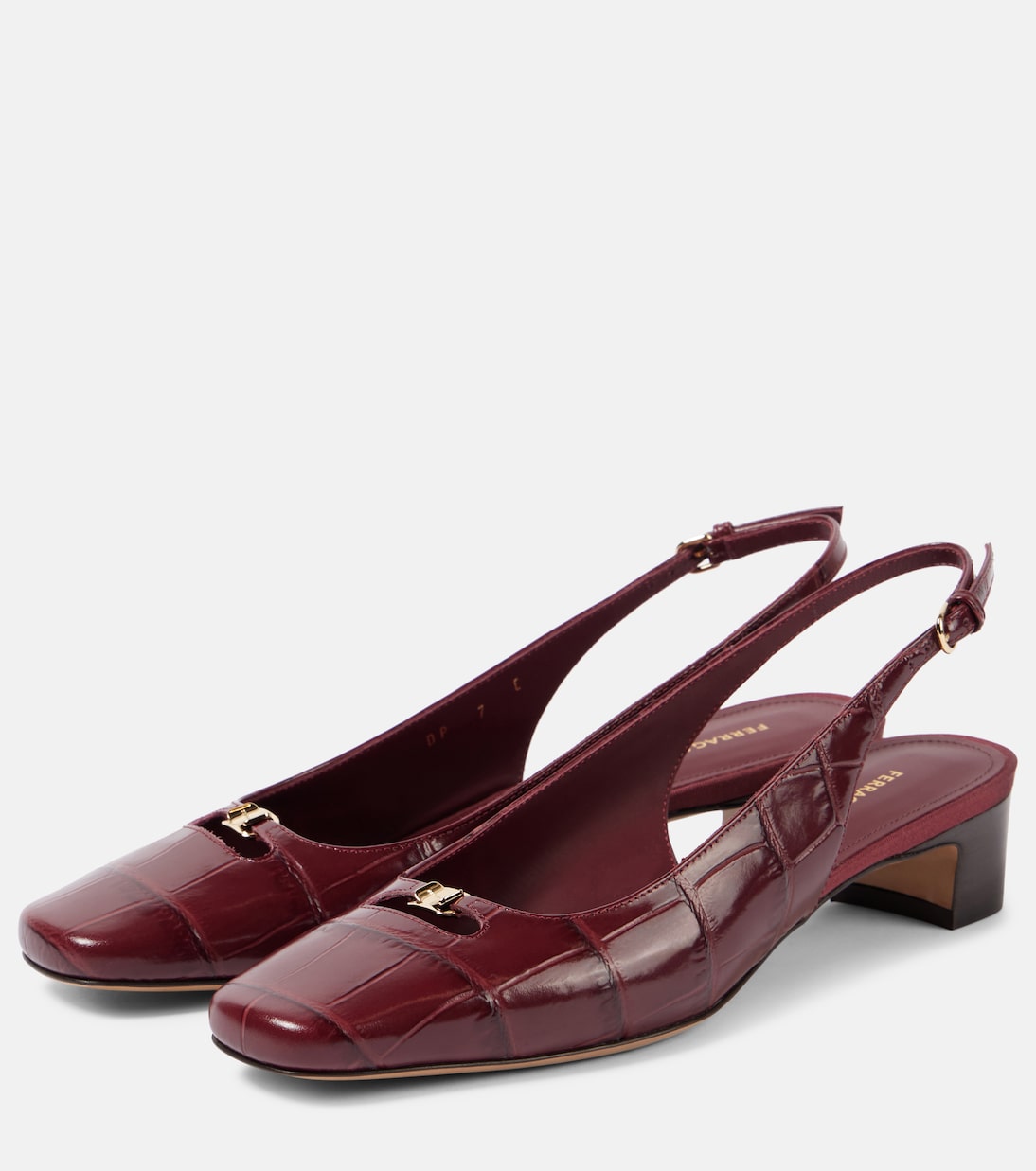 Escarpins en cuir embossé | Ferragamo