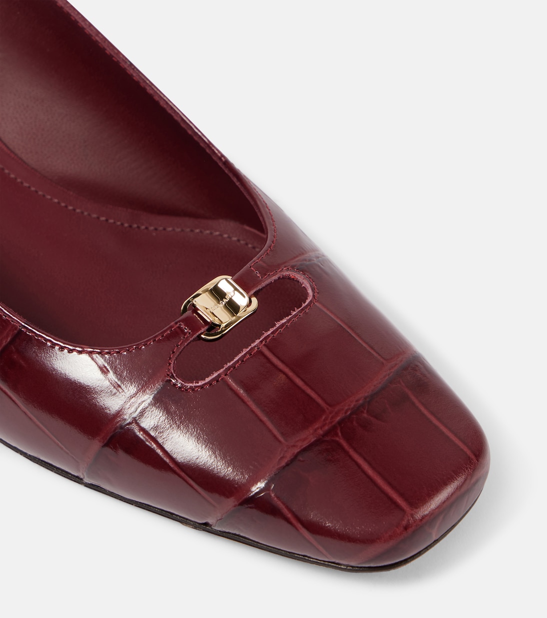 Escarpins en cuir embossé | Ferragamo