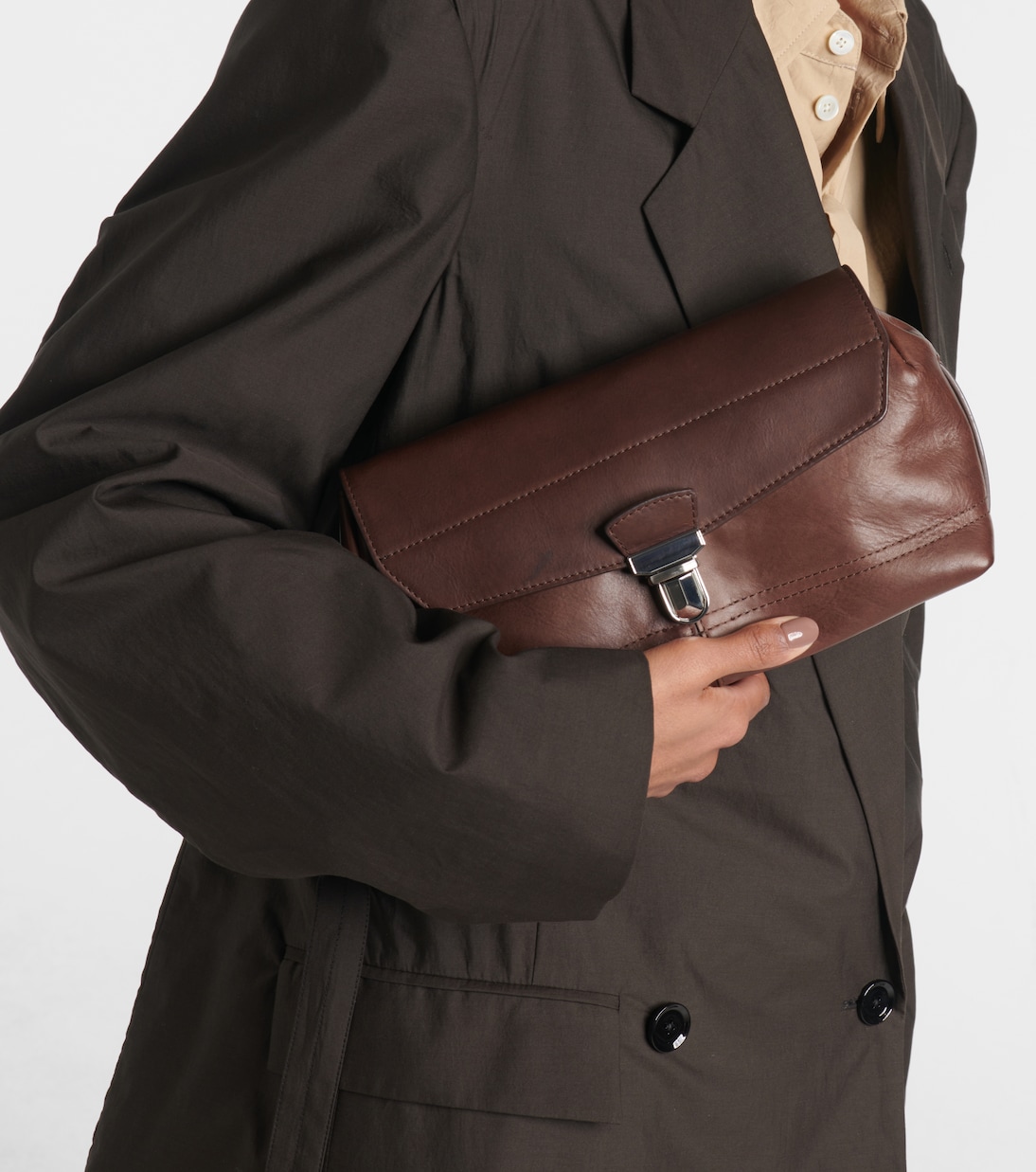 Borsa a spalla Gear Small in pelle | Lemaire